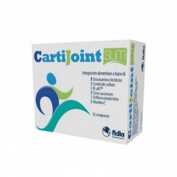 CARTIJOINT SLIM INTEGRATORE FUNZIONALITÀ ARTICOLARE ED EQUILIBRIO PESO CORPOREO 32 COMPRESSE