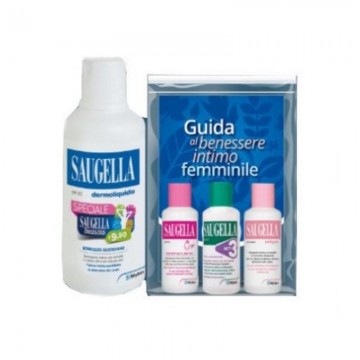 SAUGELLA DERMOLIQUIDO INTIMO 500 ML + SAUGELLA ACTI3 50 ML + SAUGELLA POLIGYN 50 ML + SAUGELLA GIRL 50 ML