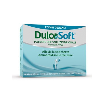 DULCOSOFT POLVERE PER SOLUZIONE ORALE LASSATIVO 20 BUSTINE