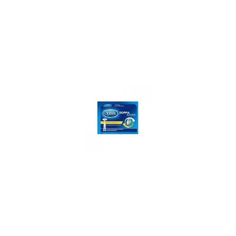OPTREX DOPPIA AZIONE GOCCE OCULARI LENITIVE 10 FLACONCINI OPTREX DOPPIA AZIONE GOCCE OCULARI LENITIVE 10 FLACONCINI