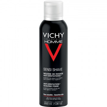 VICHY HOMME  GEL MOUSSE LENITIVA DA BARBA PELLE SENSIBILE 200 ML