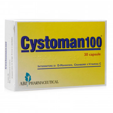 CYSTOMAN 100 INTEGRATORE VIE URINARIE CON VITAMINA C 30 COMPRESSE