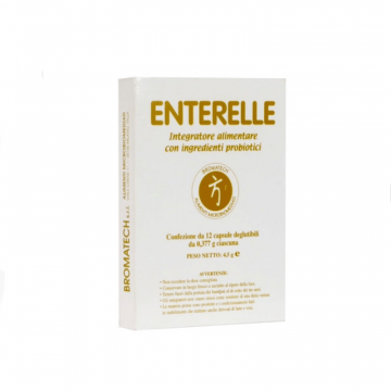 ENTERELLE 12 CAPSULE INTEGRATORE ALIMENTARE CON FERMENTI LATTICI 