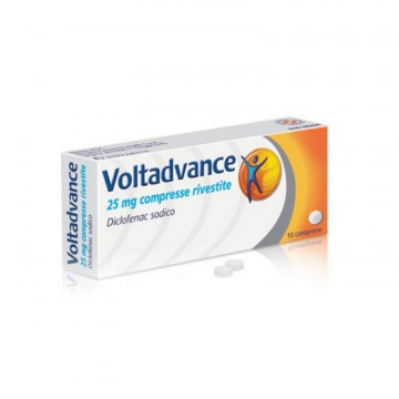 VOLTADVANCE 10 COMPRESSE RIVESTITE 25 MG