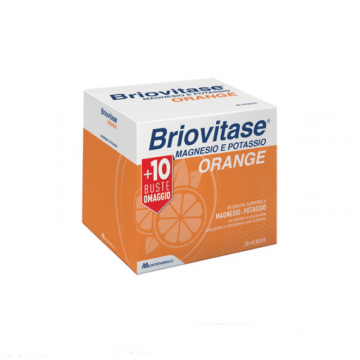 BRIOVITASE ORANGE INTEGRATORE ENERGIZZANTE DI MAGNESIO E POTASSIO 30+10 BUSTINE