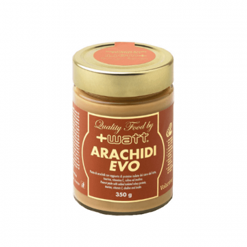 +WATT PASTA DI ARACHIDI EVO CON PROTEINE 350 GRAMMI