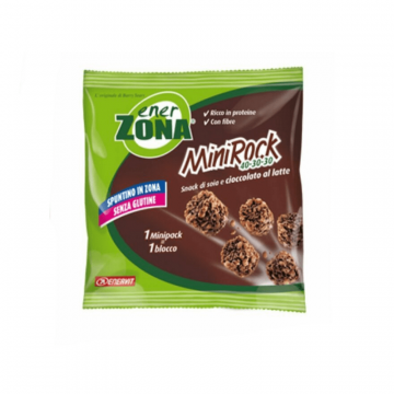  ENERZONA MINIROCK SNACK CIOCCOLATO AL LATTE 1 BUSTINA