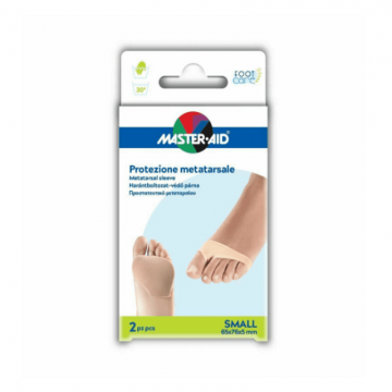 MASTER AID PROTEZIONE METATARSALE IN GEL E TESSUTO 2 PEZZI TAGLIA SMALL