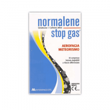 NORMALENE STOP GAS INTEGRATORE CONTRO GAS ADDOMINALI 40 COMPRESSE