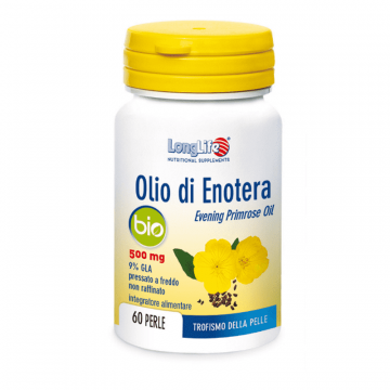 LONGLIFE OLIO ENOTERA BIO INTEGRATORE PER LA PELLE 60 PERLE