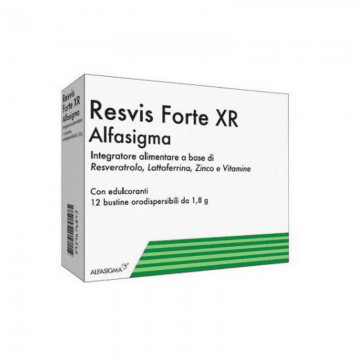 RESVIS FORTE XR BIOFUTURA INTEGRATORE ANTIOSSIDANTE E DIFESE IMMUNITARIE 12 BUSTNE