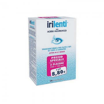 IRILENTI BIPACCO SOLUZIONE LENTI A CONTATTO 360 + 100 ML