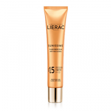 LIERAC SUNISSIME CREMA SOLARE ANTIETÀ VISO SPF15 40 ML