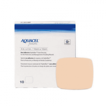 AQUACEL FOAM MEDICAZIONE NON ADESIVA 5X5 CM 10 PEZZI