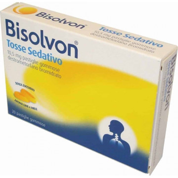 BISOLVON TOSSE SEDATIVO 10,5 MG 20 PASTIGLIE GOMMOSE