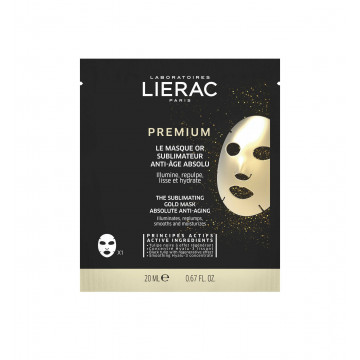 LIERAC PREMIUM MASCHERA ORO SUBLIMANTE ANTIETA’ GLOBALE 20 ML