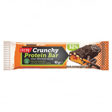 CRUNCHY PROTEIN BAR DARK ORANGE BARRETTA PROTEICA 40 GRAMMI