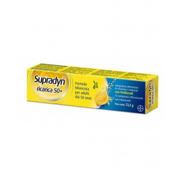 SUPRADYN RICARICA 50+ 15 COMPRESSE EFFERVESCENTI