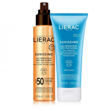 LIERAC SUNISSIME LATTE SOLARE SPF50 100 ML + DOPOSOLE 100 ML