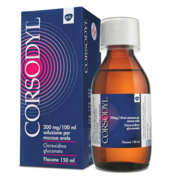 CORSODYL SOLUZ150ML200MG/100