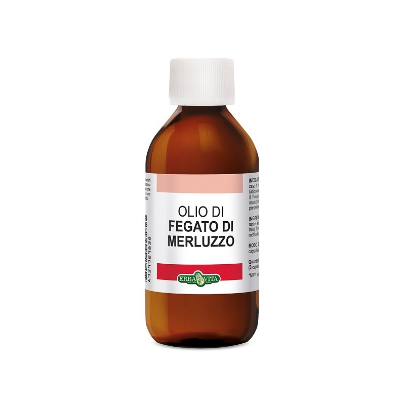 Olio fegato merluzzo 100ml Olio fegato merluzzo 100ml
