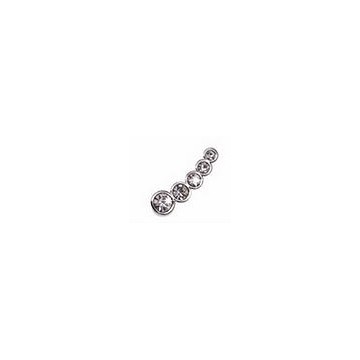 EAR-CUFF 5 CRYSTALS BJT952