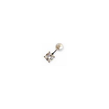 PEARL/ZIRCON DANGLE 6MM BJT957