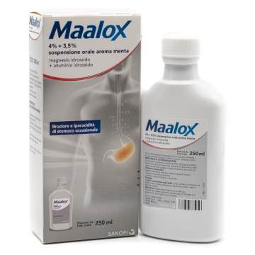 MAALOX*OS SOSP 250ML 4+3,5% ME