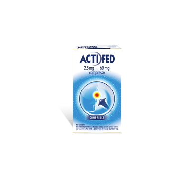 ACTIFED 12CPR 2,5MG+60MG