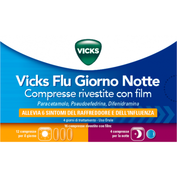 Vicks flu giornonotte12+4cpr