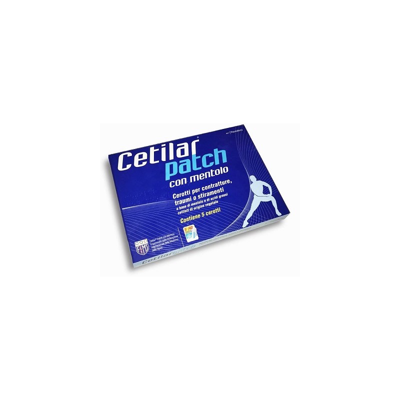 CETILAR PATCH MENTOLO 5PZ CETILAR PATCH MENTOLO 5PZ