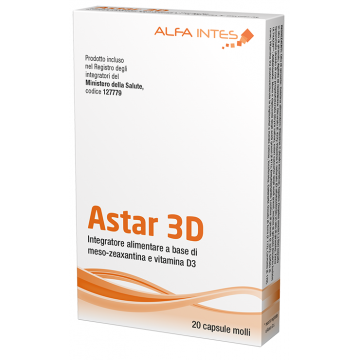 Astar 3d integratore antiossidante 20 capsule molli