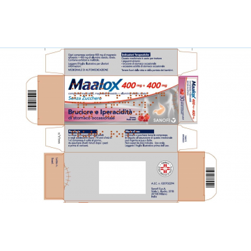 MAALOX*S/Z 30CPR MAST400+400MG