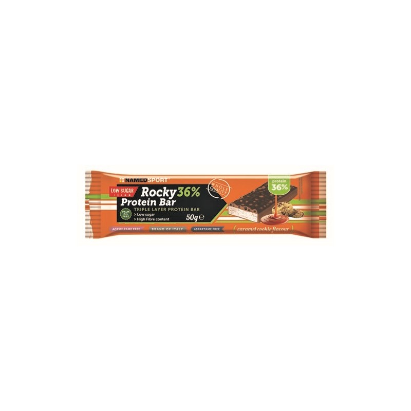 ROCKY 36% PROT BAR CARAMEL 50G ROCKY 36% PROT BAR CARAMEL 50G