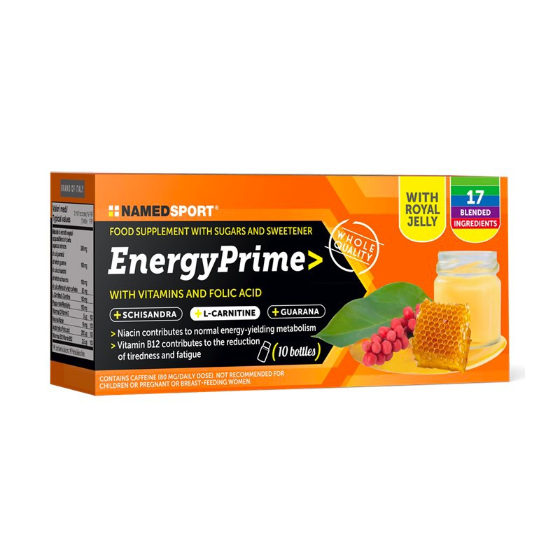 Named Sport Energy Prime integratore per la stanchezza 10 flaconcini