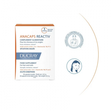 972602609_Ducray Anacaps Reactiv integratore alimentare per capelli e unghie_30 capsule