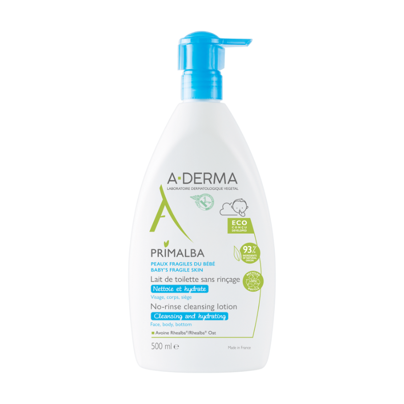 A-Derma Primalba latte detergente senza risciacquo 500ml