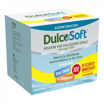 982447955_Sanofi Dulcosoft dispositivo medico lassativo bipack_20+20 bustine