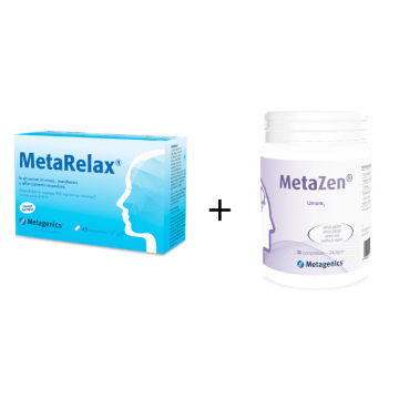 971064213 +  975051943_Bipack Relax Metagenics MetaRelax + MetaZen integratori stress e umore