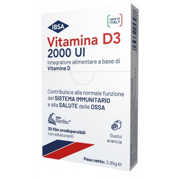 985826243_Ibsa Vitamina D3 2000UI Integratore vitamina D_30 Film Orodispersibili