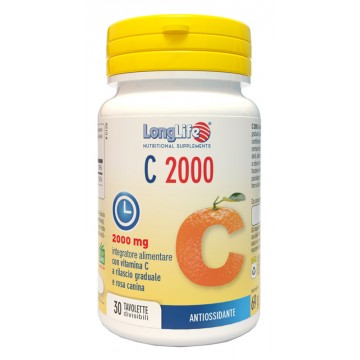 Integratore di Vitamina C 2000 - Longlife - 30 Tavolette