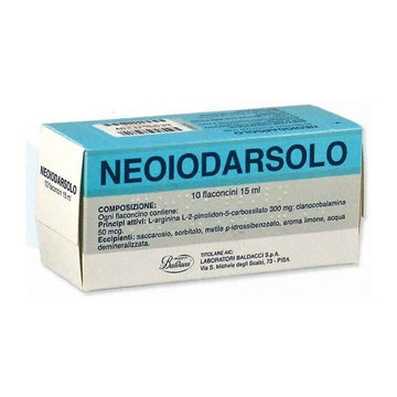 NEOIODARSOLO OS ARGININA 10 FLACONI DA 15 ML