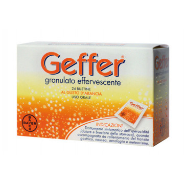 GEFFER GRANULATO EFFERVESCENTE 24 BUSTE GUSTO ARANCIA