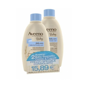 Aveeno Baby Daily Care Bagnetto Corpo E Capelli 2x250ml