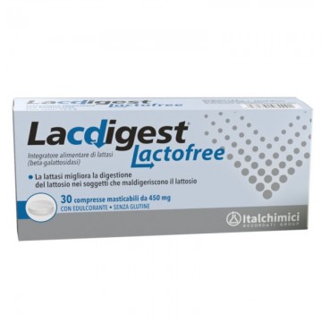 Lacdigest Lactofree integratore intolleranza lattosio 30 Compresse_982476285