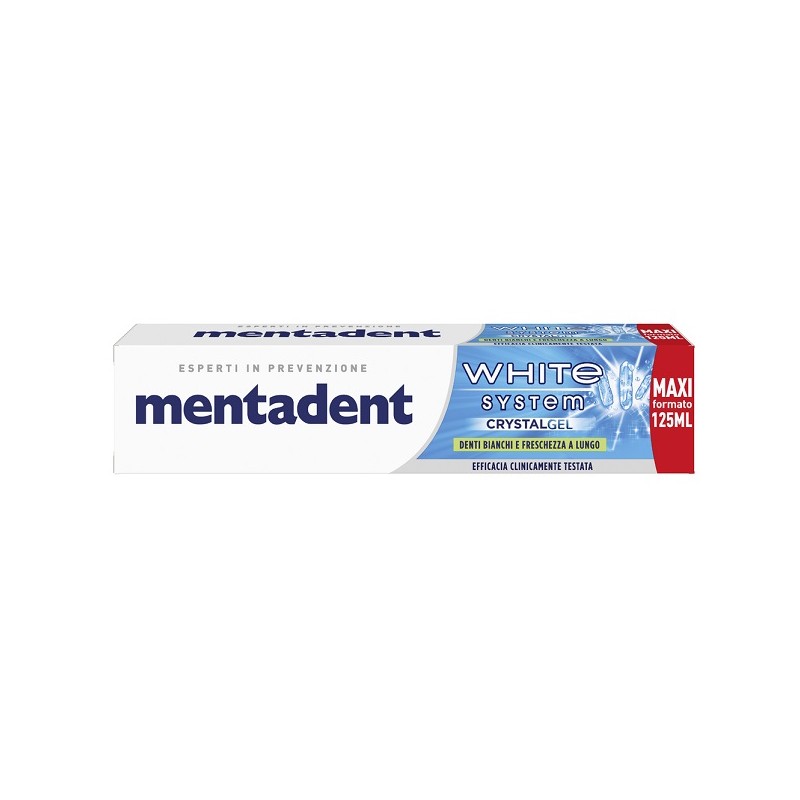 MENTADENT WHITE SYSTEM CRYSTAL MENTADENT WHITE SYSTEM CRYSTAL