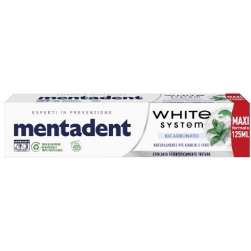 MENTADENT WHITE SYSTEM BICARB