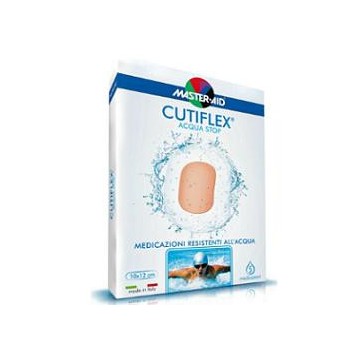 M AID CUTIFLEX MED ACQUA STOP 10X6 CM MEDICAZIONE STERILE IMPERMEABILE 5 PEZZI