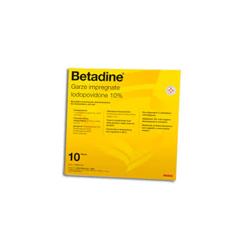 BETADINE 10GARZEIMPREGN10x10