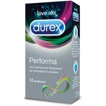 DUREX PERFORMA EASY ON 12 PEZZI - PRESERVATIVI RITARDANTI ELEVATA ADERENZA